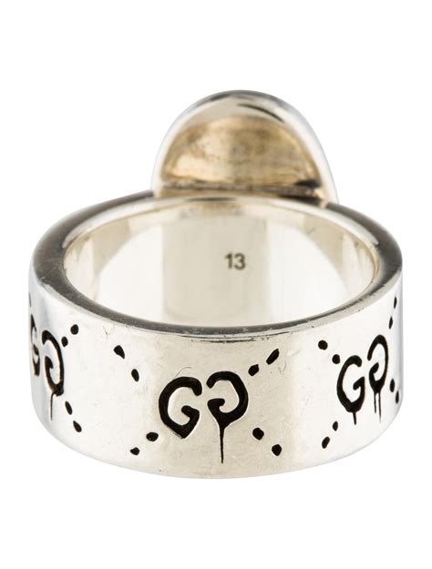 gucci goast ring|gucci ghost ring women.